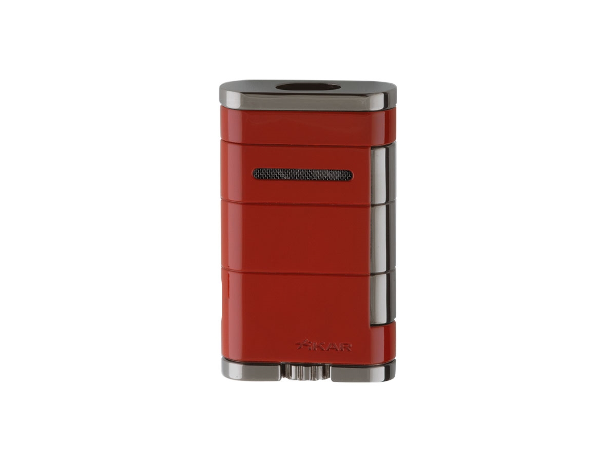 XIKAR ALUME DOUBLE RIOT RED CIGAR LIGHTER C42000533R