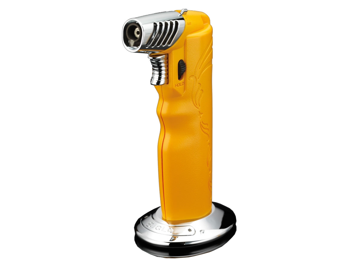ACCENDINO SIGLO DA TAVOLO OVAL TORCH COHIBA GIALLO SG0010823D