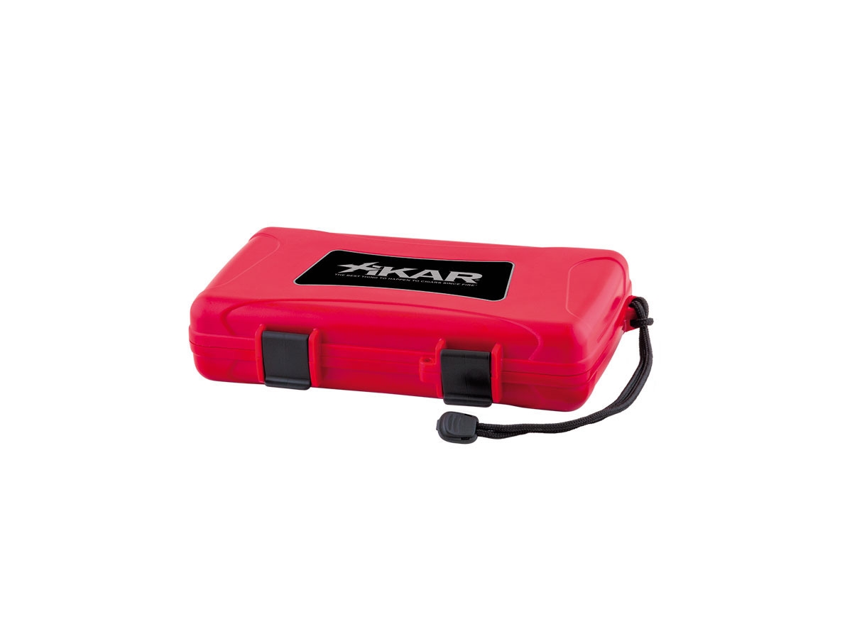 UMIDIFICATORE DA VIAGGIO XIKAR PER 5 SIGARI ROSSO C42000205R