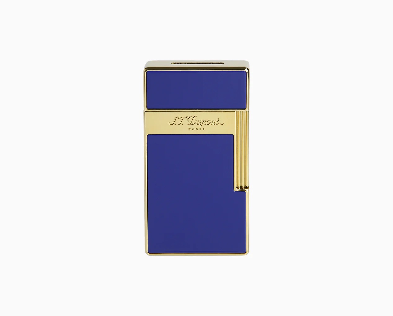 S.T. DUPONT BIGGY GLOSSY BLUE LIGHTER 025005
