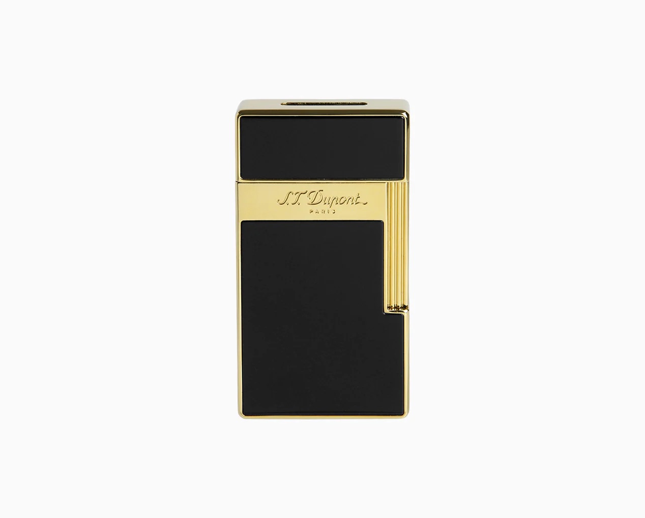S.T. DUPONT BIGGY BLACK GOLDEN LIGHTER 025002