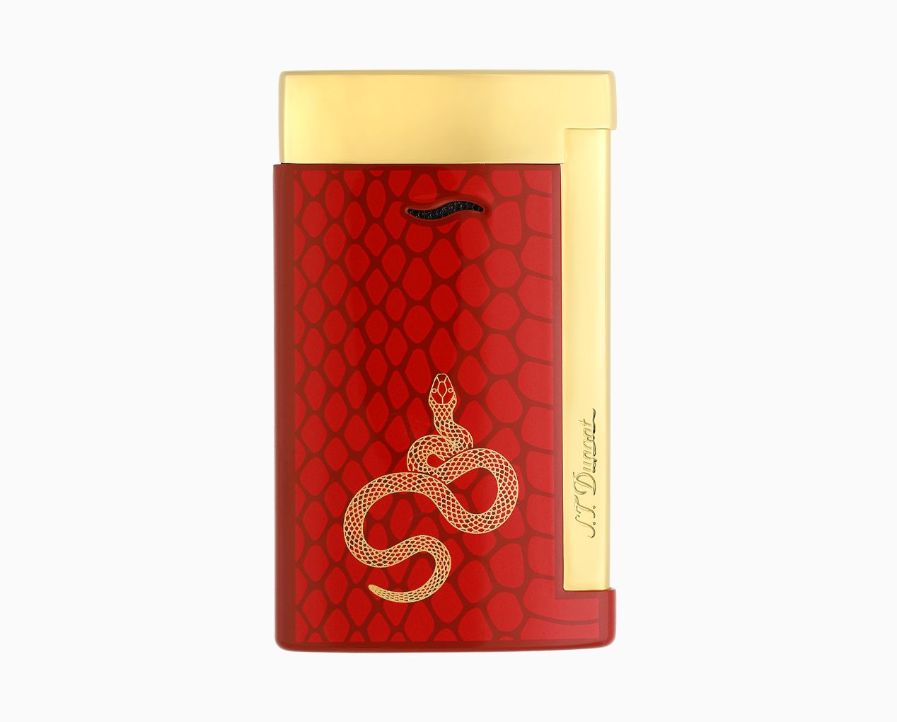 ACCENDINO S.T. DUPONT SLIM 7 SNAKE ROSSO 027075