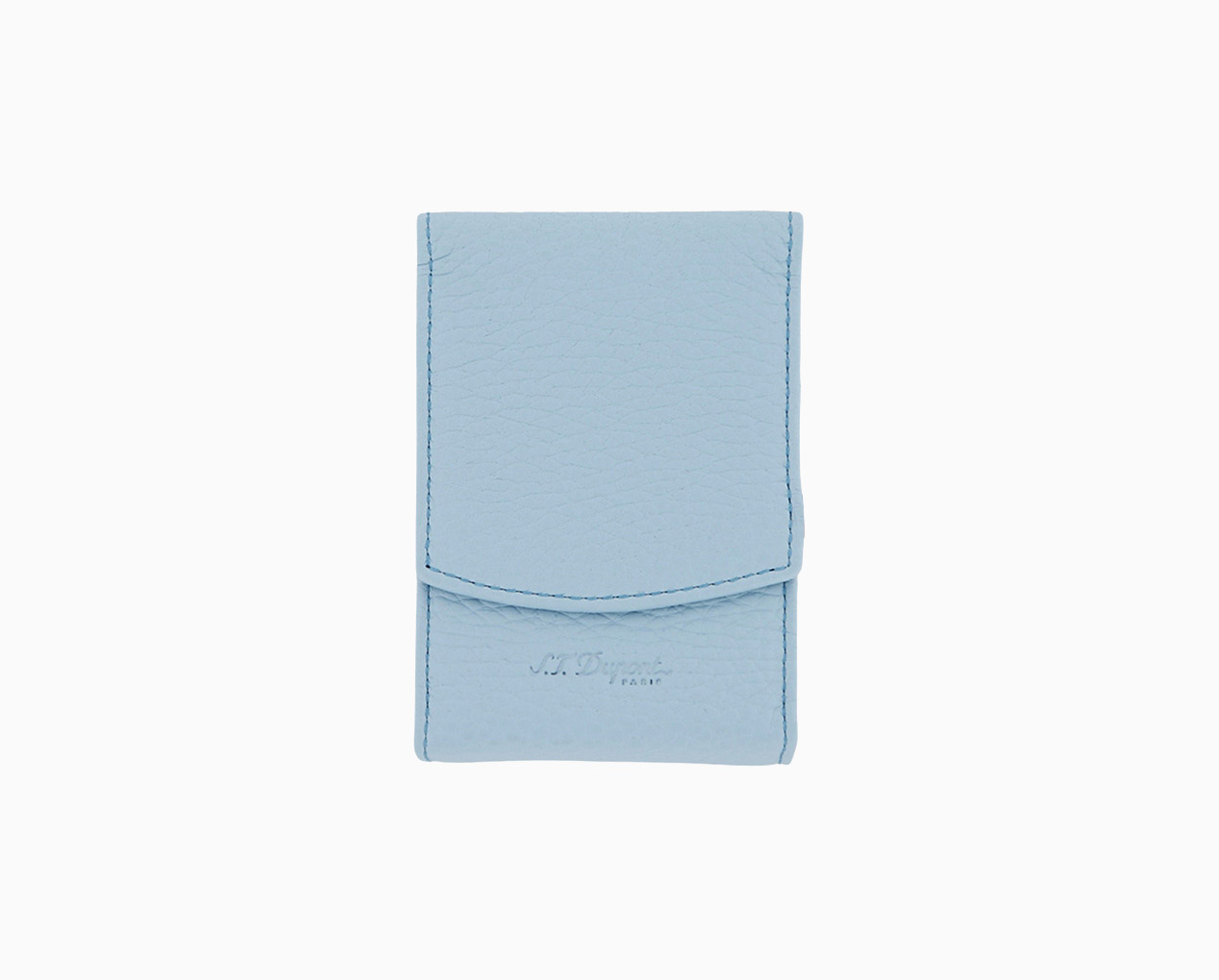 PORTAPACCHETTO S.T. DUPONT PELLE BLU TURCHESE 183464