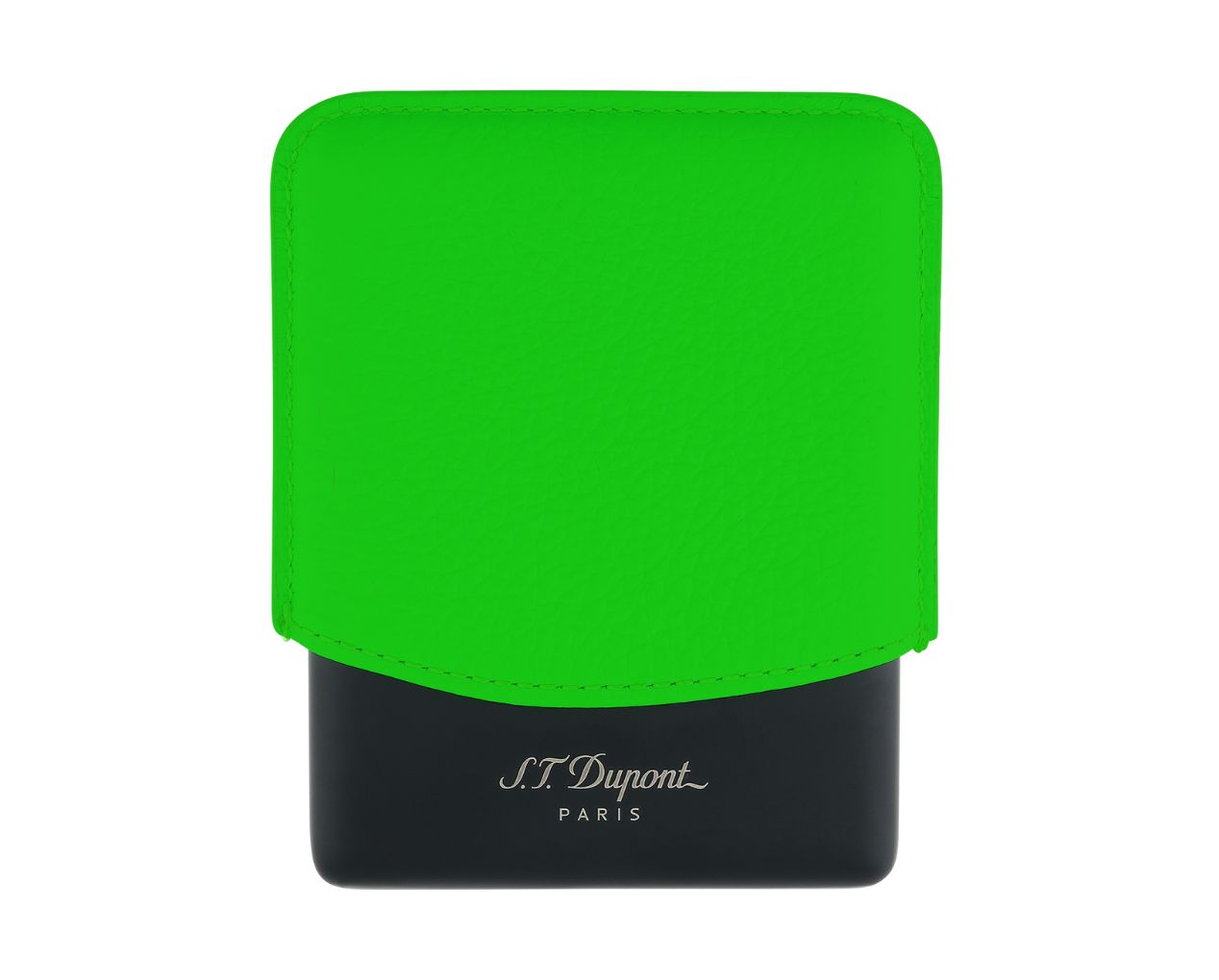 S.T. DUPONT FLUO GREEN CIGARETTE CASE 183117