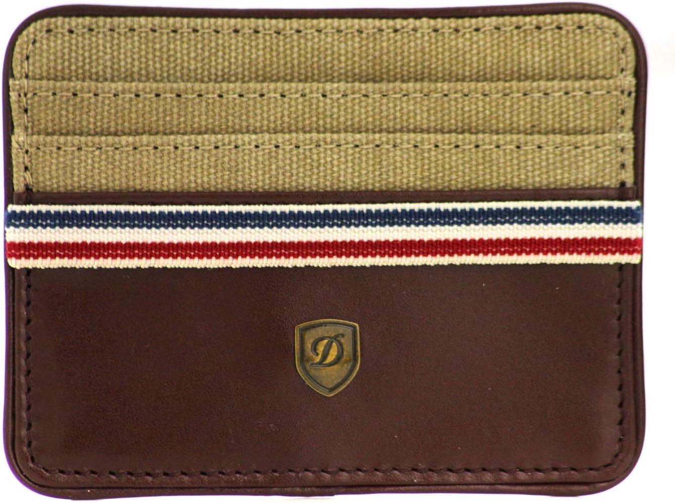 S.T. DUPONT ICONIC BEIGE COGNAC CREDIT CARD HOLDER 190301