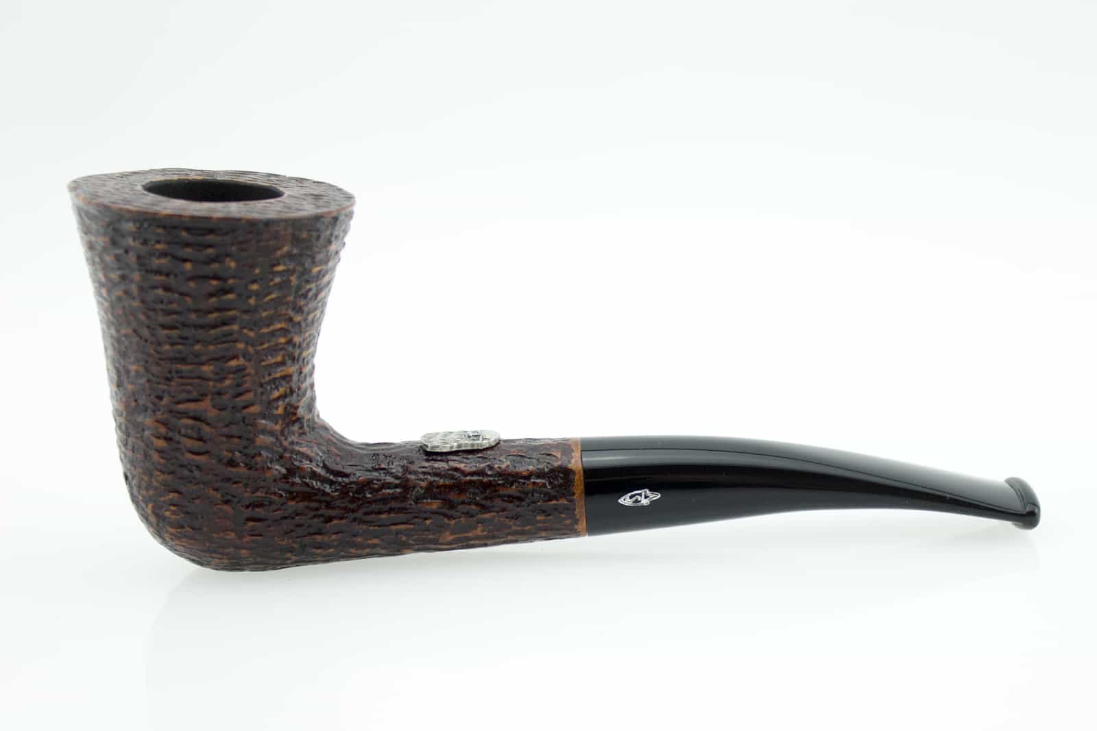 PIPA SAVINELLI LEONARDO 500 SEMICURVA RUSTICATA MARRONE P376ZMS_09 P376ZMS-09