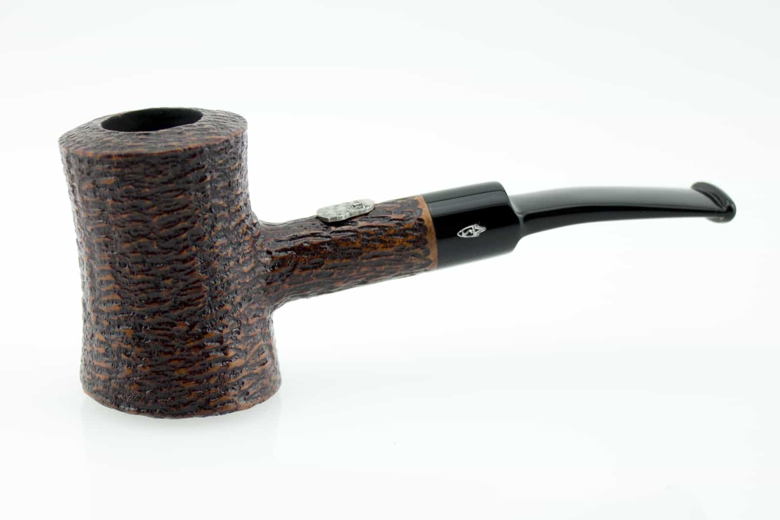 PIPA SAVINELLI LEONARDO 500 SEMICURVA RUSTICATA MARRONE P376ZMS_10 P376ZMS-10