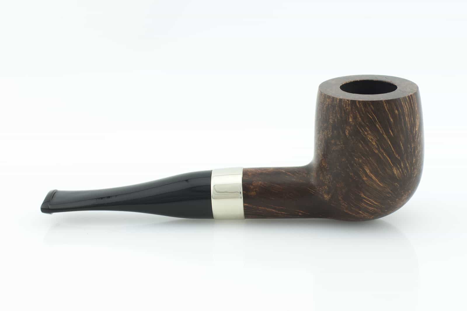 PIPA PETERSON ARAN SMOOTH NICKEL MOUNTED 107 FISHTAIL BILLIARD DRITTA ANM107---N---F-