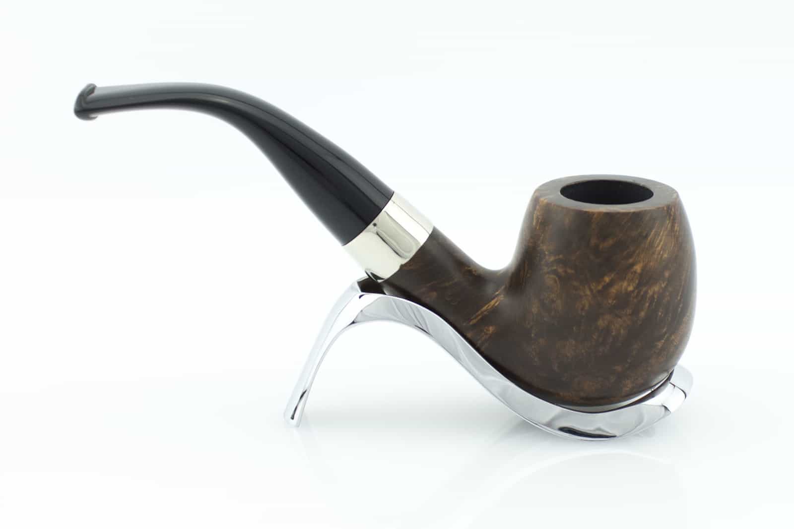 PIPA PETERSON ARAN SMOOTH NICKEL MOUNTED 68 FISHTAIL BILLIARD CURVA ANM68----N---F-