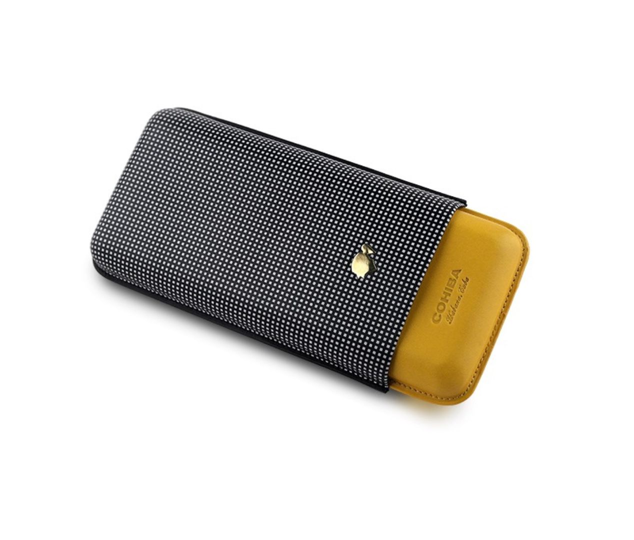 PORTASIGARI ASTUCCIO HABANOS COHIBA IN PELLE PER TRE SIGARI