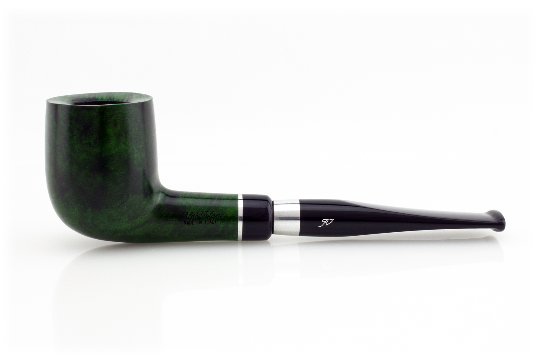 PIPA ALDO VELANI SPIGOT LISCIA VERDE PASY25-AVSLV-01 BILLIARD DRITTA