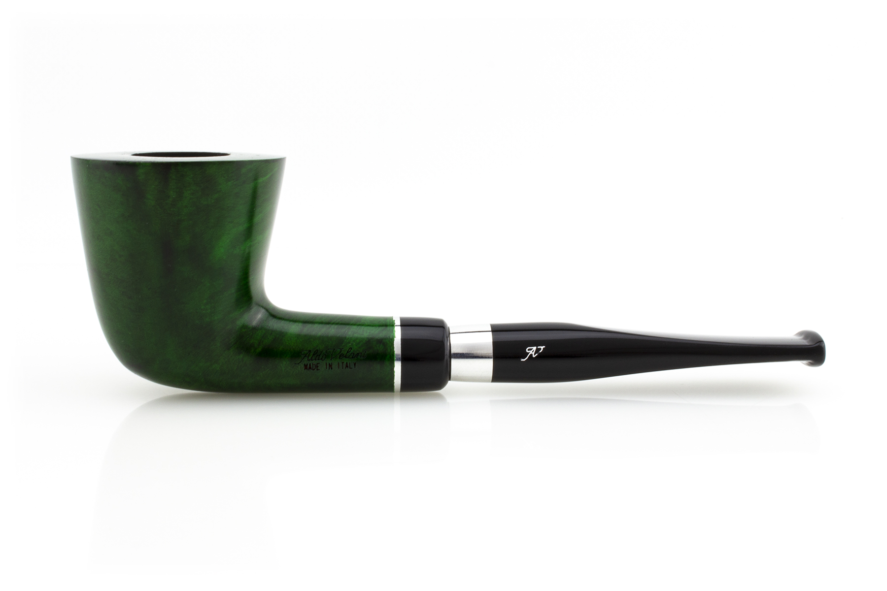PIPA ALDO VELANI SPIGOT LISCIA VERDE PASY25-AVSLV-03 DUBLIN DRITTA