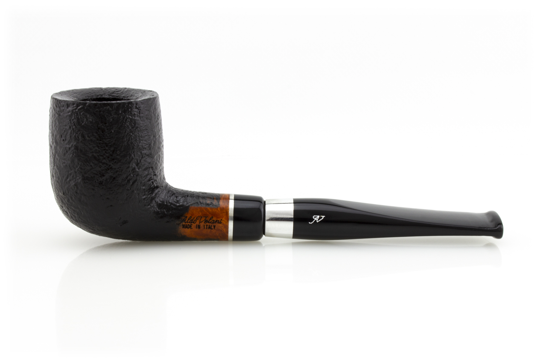 PIPA ALDO VELANI SPIGOT SABBIATA NERA PASY25-AVSSABN-01 BILLIARD DRITTA