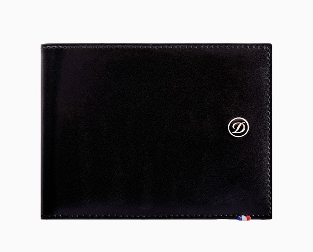 PORTAFOGLIO S.T. DUPONT LINEA D PELLE NERA 6 CARTE DI CREDITO 180000 180000