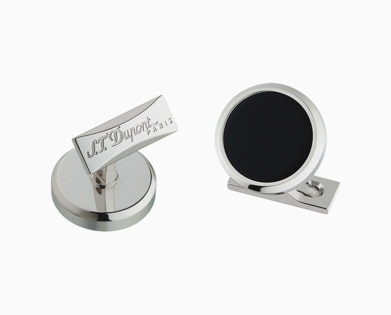S.T. DUPONT ROUND COLLECTION CUFFLINKS 005576 005576