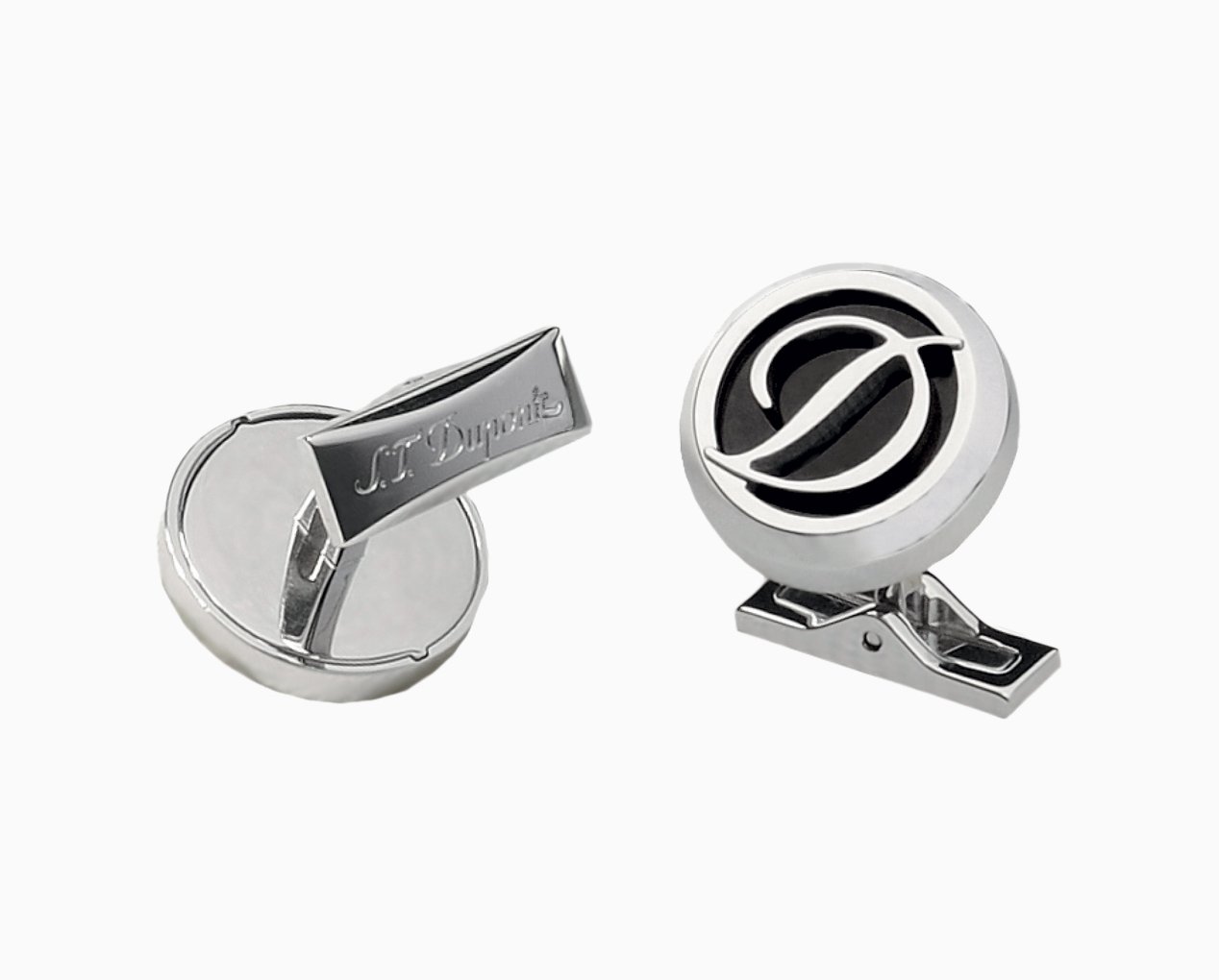 S.T. DUPONT ROUND COLLECTION CUFFLINKS 005585 005585
