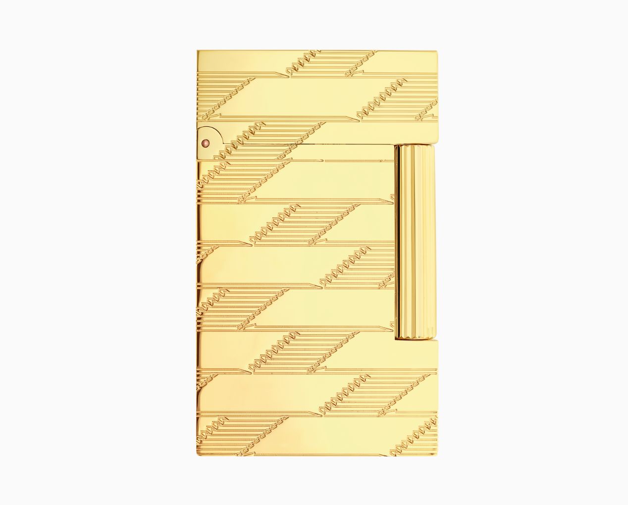 ACCENDINO S.T. DUPONT LIGNE 2 CLING MONOGRAM 1872 ORO GIALLO C16178