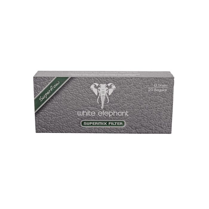 FILTRI PIPA WHITE ELEPHANT SUPER MIX 9 MM 20 PZ TWE20MIX9S