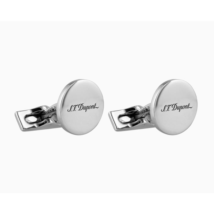 S.T. DUPONT SILVER CUFFLINKS 005834