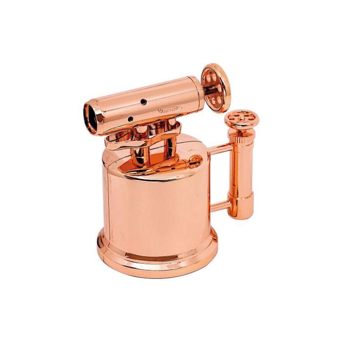 ACCENDINO DA TAVOLO VECTOR QUADPUMP QUATTRO FIAMME 13 ORO ROSA LUCIDO TK00QP0013