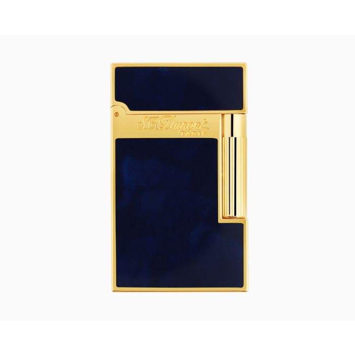 ACCENDINO S.T. DUPONT LINEA 2 ATELIER ORO GIALLO LACCATO NATURALE BLU 016134