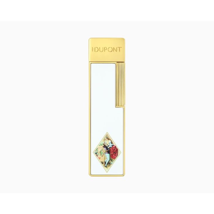 S.T. DUPONT LIGHTER TWIGGY ROMEO Y JULIETA WHITE LIMITED EDITION 030150