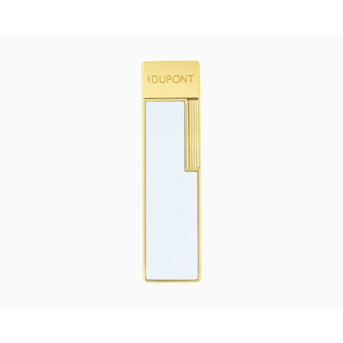 S.T. DUPONT TWIGGY WHITE / YELLOW GOLD LIGHTER 030031