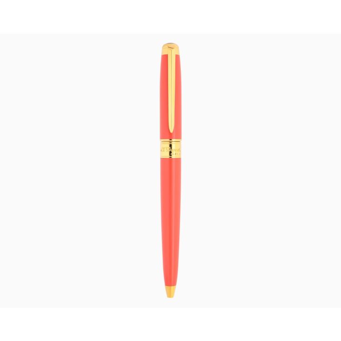 PENNA S.T. DUPONT LINE D ETERNITY A SFERA PUNTA MEDIA CORALLO ORO GIALLO 425018M