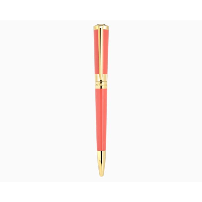 PENNA S.T. DUPONT A SFERA LIBERTE CORALLO ORO GIALLO 465226G