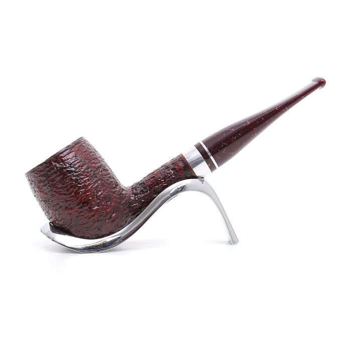 SAVINELLI BACCO 128 BILLIARD STRAIGHT RUSTICATED PIPE P402ZMS-128