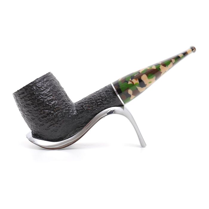 PIPA SAVINELLI CAMOUFLAGE 101 BILLIARD DRITTA RUSTICATA P404ZNR-101