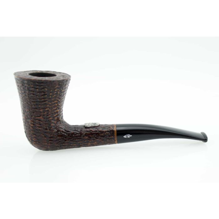 PIPA SAVINELLI LEONARDO 500 SEMICURVA RUSTICATA MARRONE P376ZMS_09 P376ZMS-09