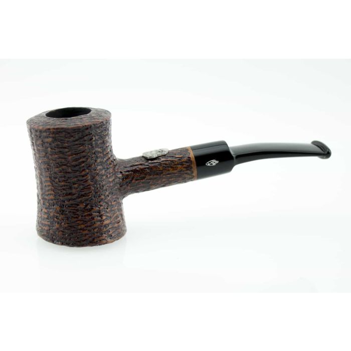 PIPA SAVINELLI LEONARDO 500 SEMICURVA RUSTICATA MARRONE P376ZMS_10 P376ZMS-10