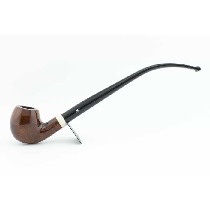 PIPA ALDO VELANI EXIMIA 2 CHURCHWARDEN LIBERA CURVA LISCIA MARRONE FILTRO 9 MM AVCW020