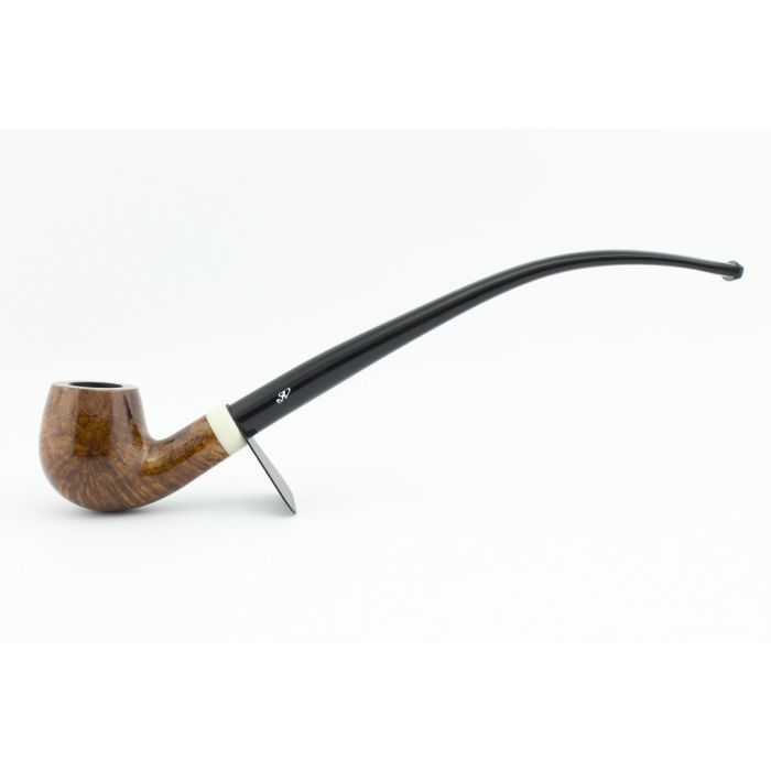 PIPA ALDO VELANI EXIMIA 2 CHURCHWARDEN LIBERA CURVA LISCIA MARRONE FILTRO 9 MM AVCW023