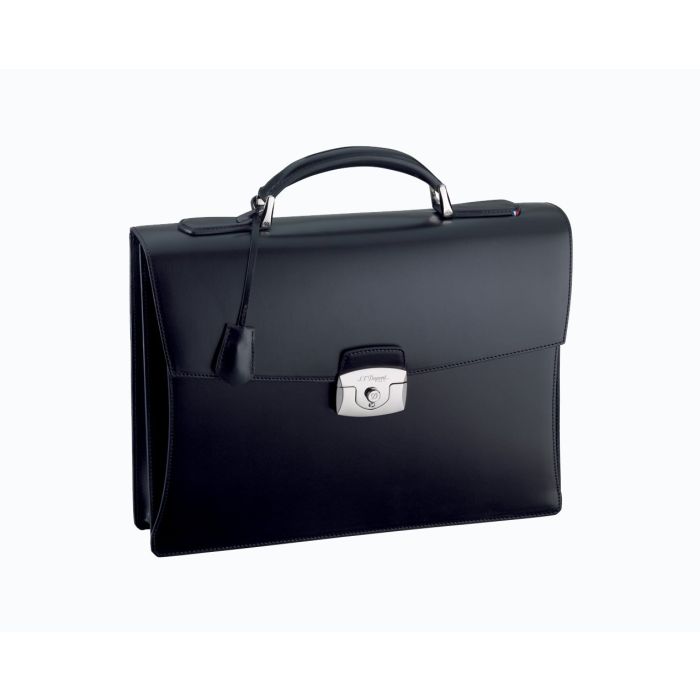 BORSA PORTADOCUMENTI S.T. DUPONT LINEA D PELLE NERA 181001 181001
