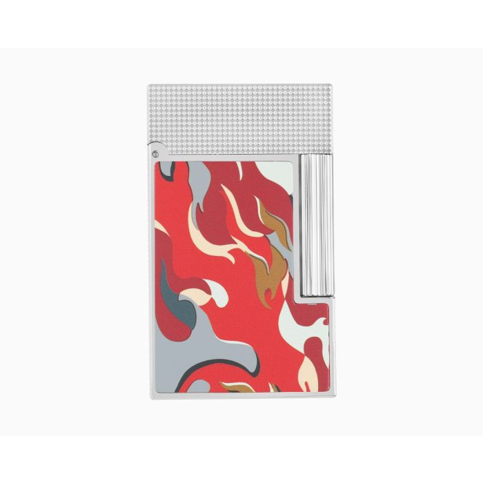ACCENDINO S.T. DUPONT LIGNE 2 CAMO ROSSO / CROMO C16051