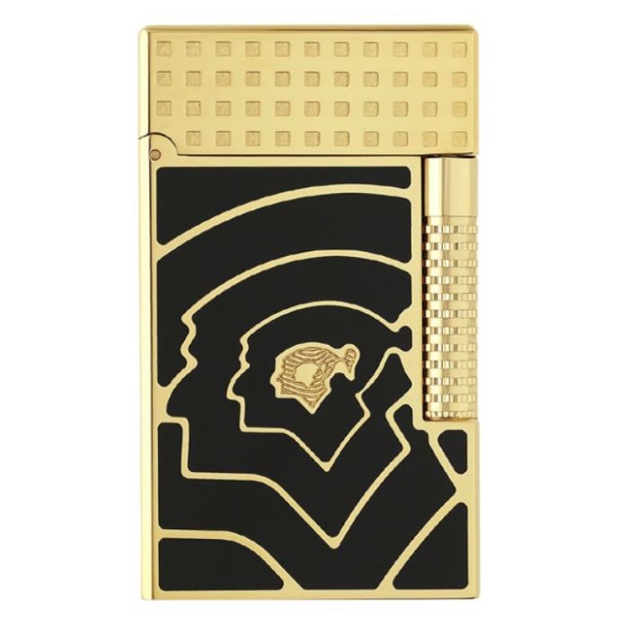 ACCENDINO S.T. DUPONT LE GRAND DUPONT COHIBA 60 NERO ORO EDIZIONE LIMITATA C23472CL