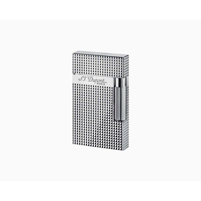 ACCENDINO S.T. DUPONT LINEA 2 PUNTA DIAMANTE ARGENTO 016184