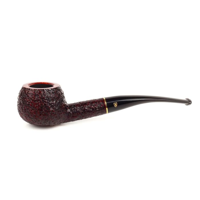 PIPA SAVINELLI ROMA 315 KS PRINCE SEMICURVA RUSTICATA BORGOGNA P104R-315