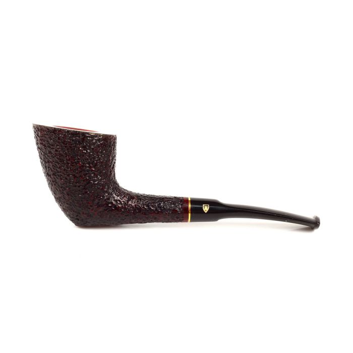 PIPA SAVINELLI ROMA 904 KS DUBLIN SEMICURVA RUSTICATA BORGOGNA P104R-904