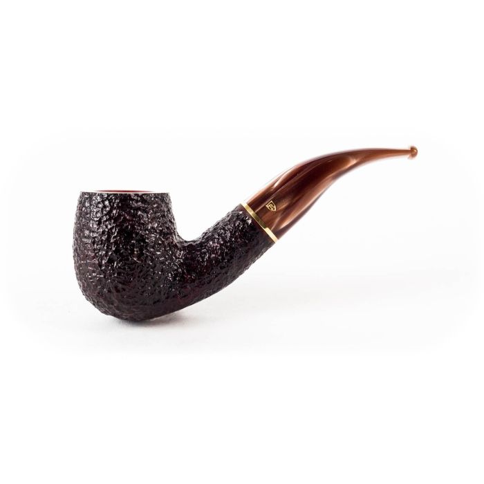 PIPA SAVINELLI ROMA LUCITE 616 KS BILLIARD CURVA RUSTICATA P104RL-616
