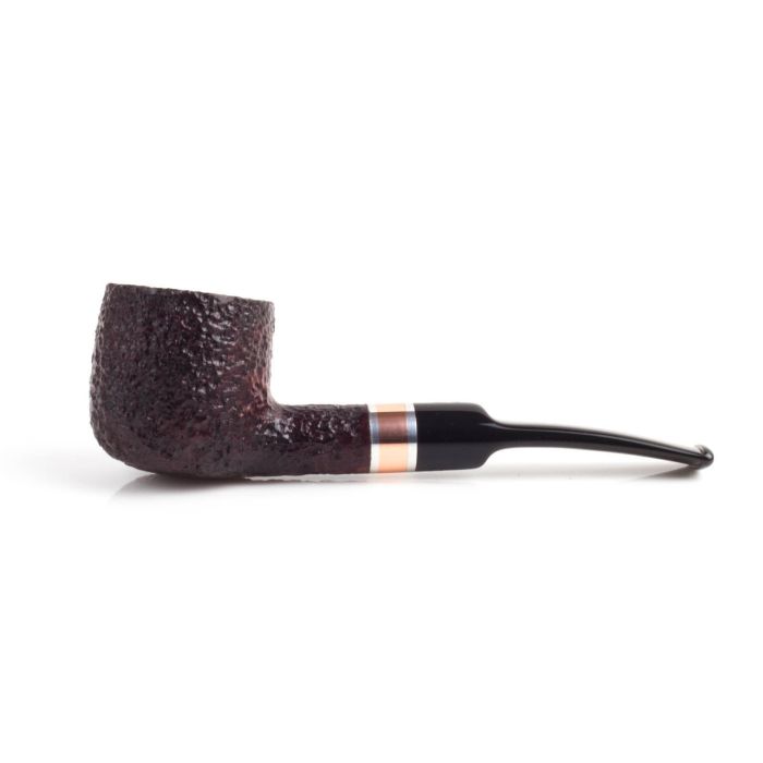 PIPA SAVINELLI MARTE 121 KS POT SEMICURVA BORDEAUX RUSTICATA P324Z-121
