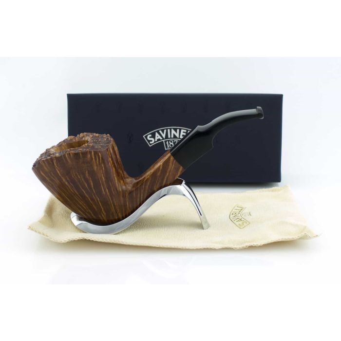 PIPA SAVINELLI ARTISAN LIBERA SEMICURVA MARRONE CHIARO LISCIA PF155LMC - 9 - 03 PF155LMC-9-03