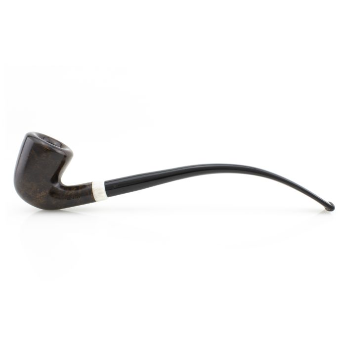 PIPA ALDO VELANI CHURCHWARDEN LISCIA MARRONE BENT DUBLIN FILTRO 9 MM PAVCW25-LM03