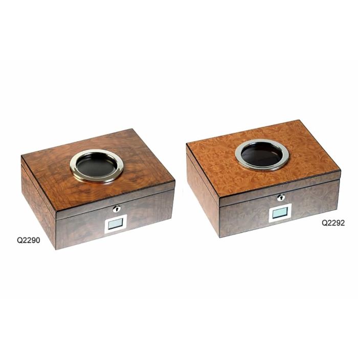 SCATOLA HUMIDOR PORTASIGARI UMIDIFICATORE 70 SIGARI LUBINSKI OBLO RADICA Q2290-Q2292