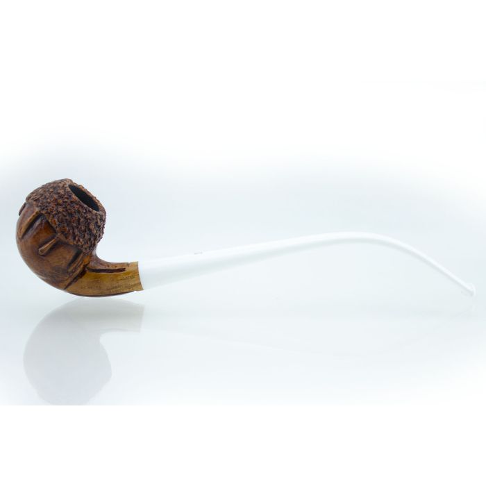 PIPA SER JACOPO PER ASPERA AD ASTRA ROWLETTE A CHURCHWARDEN SCOLPITA A MANO PASJ23-PAACWRA