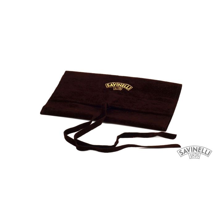 SACCHETTO PORTA PIPA SAVINELLI IN VELLUTO MARRONE T669-M