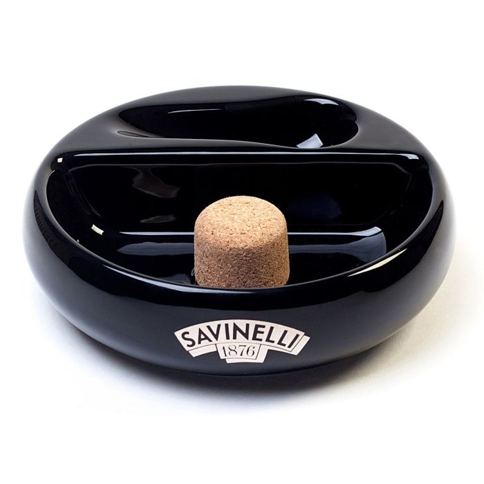 POSACENERE POSA PIPA BATTI PIPA SAVINELLI NERO IN CERAMICA W1007-NERO