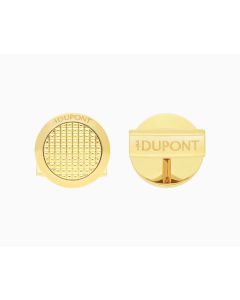 GEMELLI S.T. DUPONT TONDI PUNTA DIAMANTE ORO GIALLO